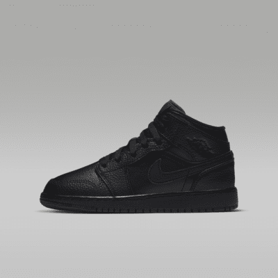 値下げ中！Nike Air Jordan 1 Mid Black Jordan 1 Mid Big Kids' Shoes. Nike.com